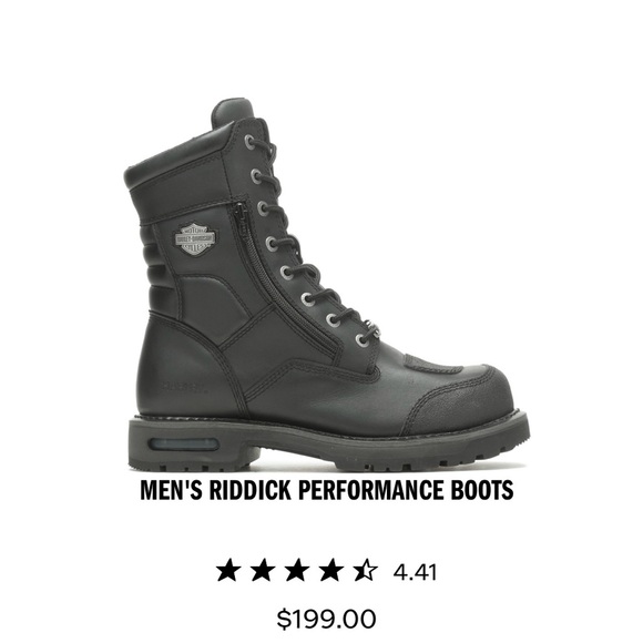 Men’s Harley boots - Picture 2 of 2